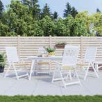 vidaXL Tuinstoelkussens 4 st 50x50x4 cm oxford stof beige, Verzenden, Nieuw