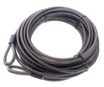 Staalkabel 20 meter met lussen extra lange kabel, Verzenden, Nieuw