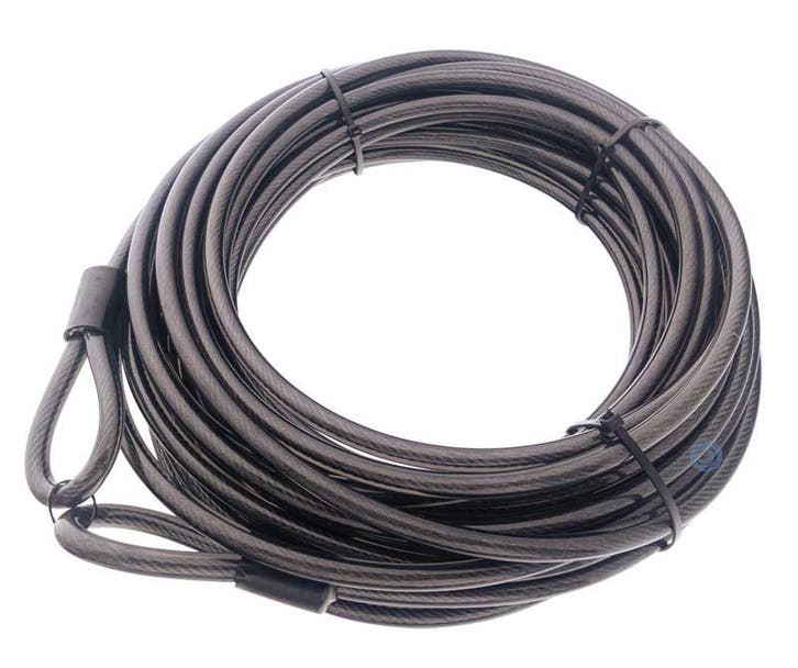 Staalkabel 20 meter met lussen extra lange kabel, Tuin en Terras, Overige Tuin en Terras, Verzenden