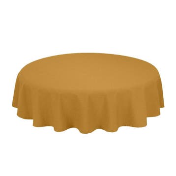 Tafelkleed Rond Gold Geel 275cm Ø - Treb SP, Huis en Inrichting, Verzenden, Nieuw, Overige kleuren, Tafelkleed of Tafelzeil
