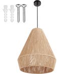 tectake Hanglamp Suri van jute in boho-stijl, 40W - natuur, Verzenden, Nieuw