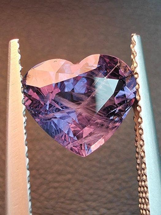 Paars, Roze Spinel - 2.30 ct - Antwerp Laboratory for, Bijoux, Sacs & Beauté, Pierres précieuses