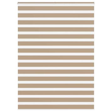 vidaXL Zebra Blind 155x230 cm stofbreedte 150,9 cm polyester, Verzenden