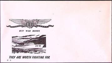 Amerikaanse envelop WWII (lijst optie), Verzenden