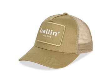 Veiling - Ballin Est. 2013 Trucker cap unisex beige, Nieuw