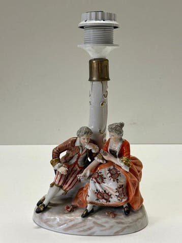 Decoratief ornament (2) - Capodimonte - Rococo - Italië -