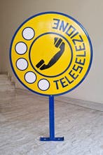 SIP - Dubbelzijdige uithangbord - SIP - Emaille bord -