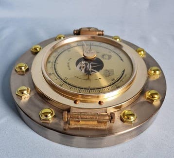 Barometer - Aluminium - Model patrijspoort