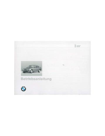 1994 BMW 3 SERIE INSTRUCTIEBOEKJE DUITS, Ophalen of Verzenden