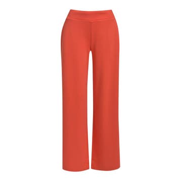 Milano Italy • rode wijde broek • 36, Verzenden, Maat 36 (S), Rood, Milano Italy