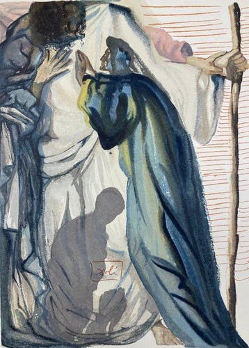 Salvador Dali (1904-1989) - The Blind for Envy - La Divine