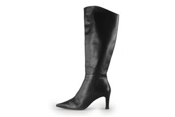 Manfield Laarzen in maat 38 Zwart, Kleding | Dames, Hoge laarzen, Verzenden, Zwart, Zo goed als nieuw