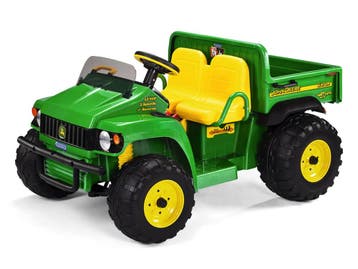 John Deere 12 volt elektrische kinder tractor met werkende g, Ophalen of Verzenden