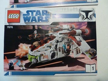Lego Set - 7676 - Star Wars - Republic Attack Gunship
