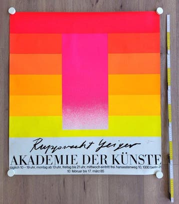 Rupprecht Geiger (1908-2009) - Ausstellungsplakat