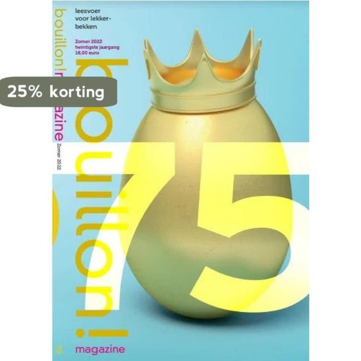 bouillon! zomer 2022 / Bouillon magazine / 75 9789077788806, Boeken, Kookboeken, Gelezen, Verzenden