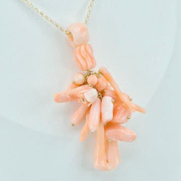 Koraal - Zilver, Verguld - Ketting met hanger - CORALLO ROSA