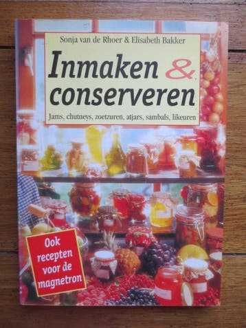 INMAKEN & CONSERVEREN 9789026934384 VAN DE RHOER, Verzenden, VAN DE RHOER