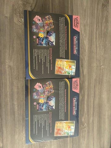 Pokémon - 2 Elite trainer box - Chaos Rising Elite Trainer, Nieuw