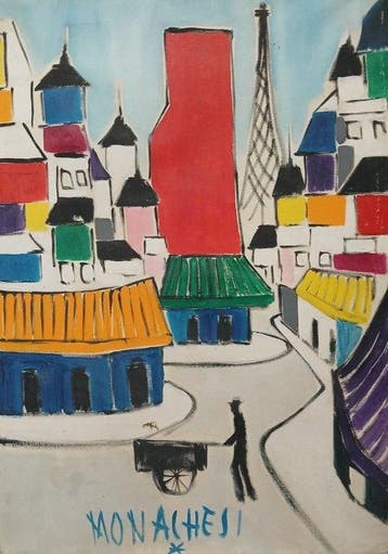 Sante Monachesi (1910-1991) - Parigi, Antiek en Kunst