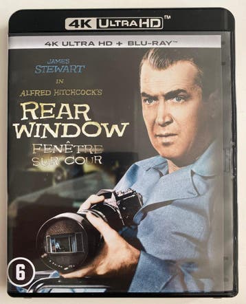 REAR WINDOW (4K ULTRA HD + BLURAY), CD & DVD