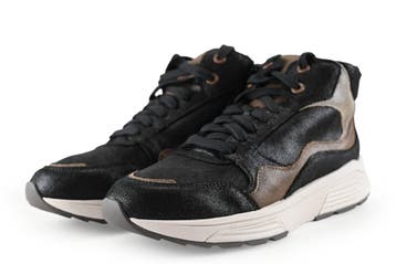 Theo Jansen Hoge sneakers in maat 41 Zwart, Verzenden, Zwart, Zo goed als nieuw, Theo Jansen