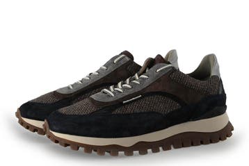 Floris van Bommel Sneakers in maat 42½ Bruin, Kleding | Heren, Schoenen, Bruin, Verzenden, Floris van Bommel, Zo goed als nieuw