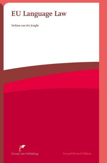 Eu Language Law | Stefaan Jeught | Nieuw, Verzenden, Stefaan Jeught