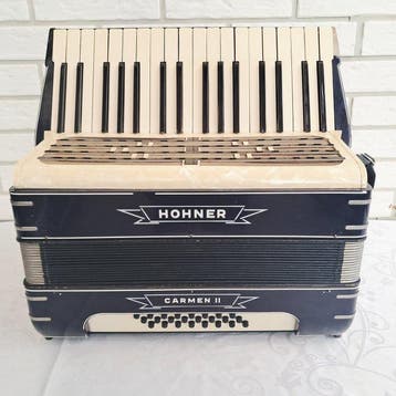 Hohner - Carmen II - - Accordéon - Allemagne - 1950 (Sans, Muziek en Instrumenten, Nieuw