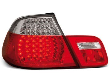 Achterlichten geschikt voor BMW E46 cabrio 99-02 LED rood/wi, Auto-onderdelen, Verzenden, Nieuw, BMW