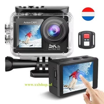 5K actioncamera sport action camera pro go 12 13 EIS touch *, Verzenden, Nieuw
