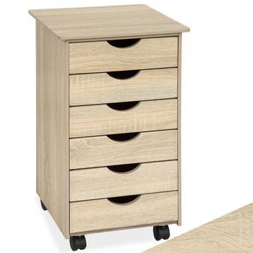 Ladekast van hout 65x36x40cm - Licht hout, eiken Sonoma, Verzenden, Nieuw