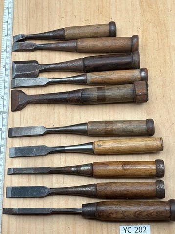 Jeu de gouges à bois japonaises YC202 – Japon Burin - 0 cm