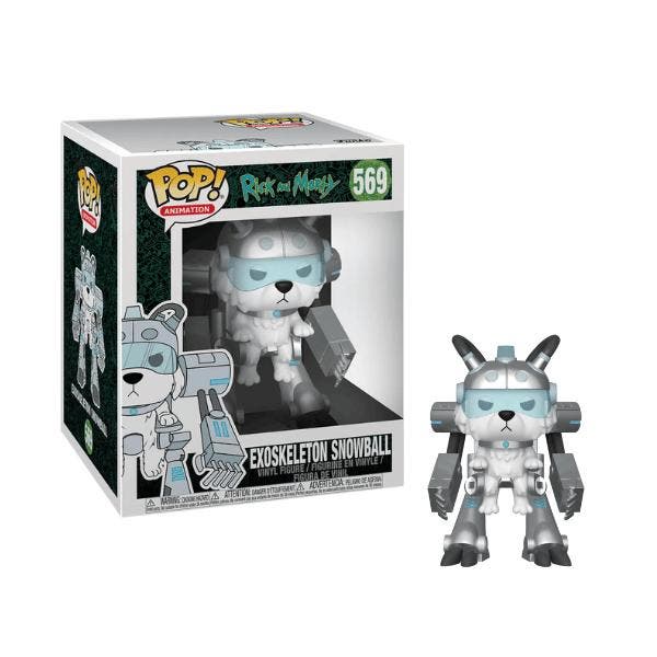 Funko Pop  Rick and Morty  Snowball in ExoSkeleton 6inch 569, Verzamelen, Poppetjes en Figuurtjes, Nieuw, Verzenden