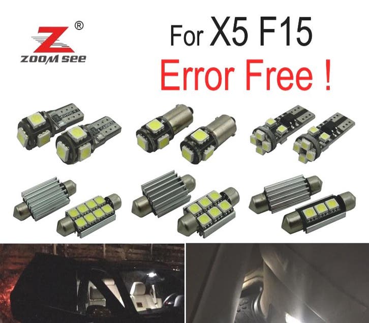 Kit 20 Ampoules Led Intérieur Pour Bmw X5 F15 M Deporte Sdri, Auto-onderdelen, Verlichting, Verzenden
