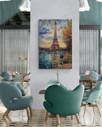 I_KONIQ - LA TOUR EIFFEL DE LA SEINE- inspirated by PAUL