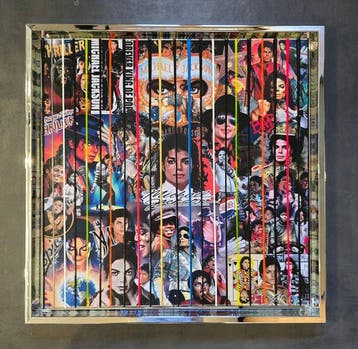 Elmago - Diptyque Michael et freddy king of pop rock, Antiek en Kunst