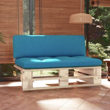 vidaXL Tuinmiddenbank pallet geïmpregneerd grenenhout, Verzenden