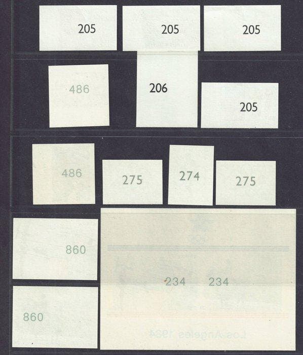 België 1968/2008 - Verzameling Olympische Spelen, ongetand, Timbres & Monnaies, Timbres | Europe | Belgique