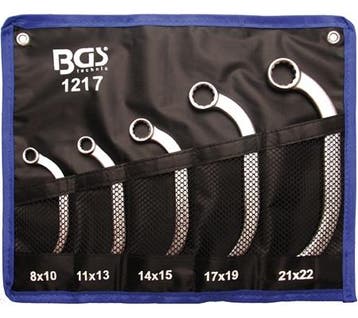 Bgs Technic Startmotor sleutelset, metrisch, 5 delig U vormi, Verzenden, Nieuw