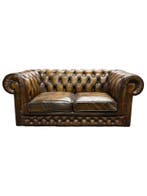 Chesterfield 2 Zit Design Bank - 1 Stuk Beschikbaar, Antiek en Kunst, Verzenden