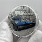 Niue. 5 Dollars 2023 – Fast & Furious – 2 oz Silver – Ag, Postzegels en Munten, Munten | Europa | Niet-Euromunten