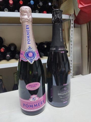 Pommery, Serveaux Fils, Brut Rosé Royal; Meunier dAntan -, Verzamelen, Nieuw