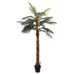 vidaXL Kunstmatige Cocuspalm Boom Groen 70 x 20 x 200 cm, Verzenden
