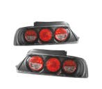 FEUX ARRIÈRE POUR HONDA PRELUDE 97-01 STYLE LEXUS NOIR, Autos : Pièces & Accessoires, Verzenden