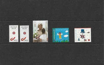 België 2011 - Jaar 2011 met de postzegels, de postzegels van, Postzegels en Munten, Gestempeld