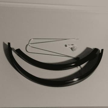 Spatborden set zwart 24 inch, Verzenden, Nieuw