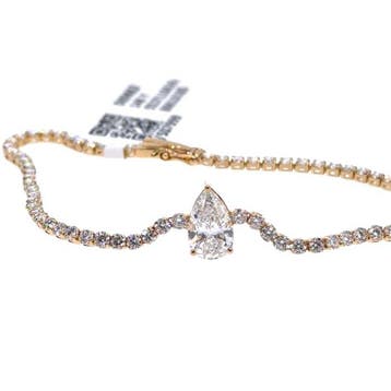 Zonder minimumprijs - Armband - 14 karaat Geel goud -, Nieuw
