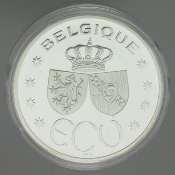 België. Ecu Baudouin Argent PROOF 1993 (Zonder minimumprijs), Postzegels en Munten