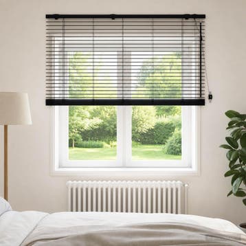 vidaXL Venetiaanse jaloezie Zwart 125 x 160 cm 35 mm, Verzenden, Nieuw